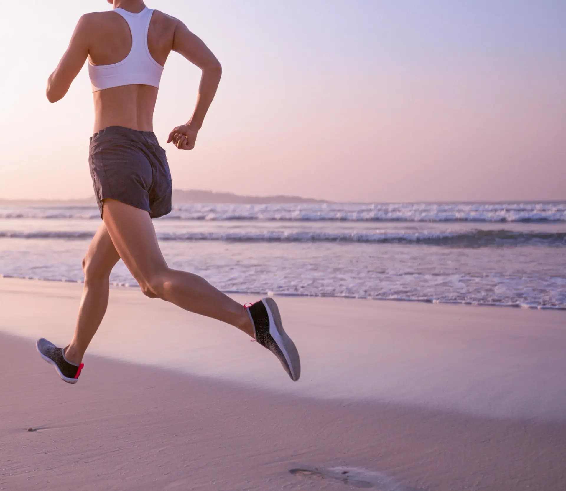 Runner in motion, representing active movement